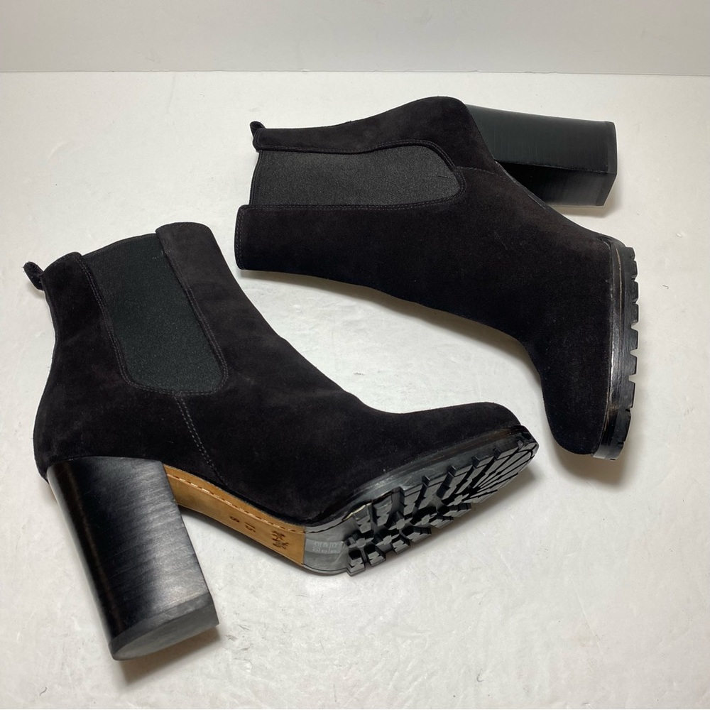 Coach Odelle Black Suede Chelsea Boots Women's Ankle Boots Size 7.5 - Picture 7 of 16